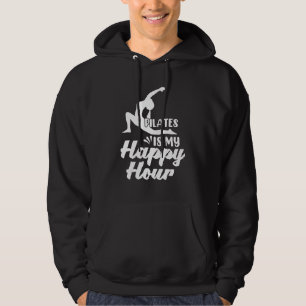 Retro Pilates Is my Happy Hour Great Woman Workout Hoodie