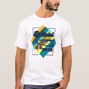 Retro Pilot Retired 2022 Airplane Retiring Pilots T-Shirt