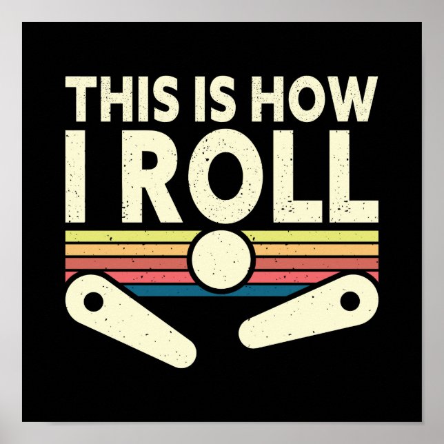 Retro Pinball Art Poster #16 (Front)