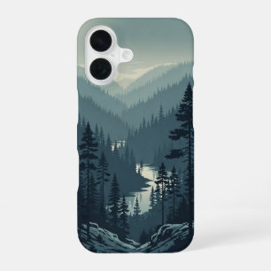 Retro Pine Valley iPhone 16 Case