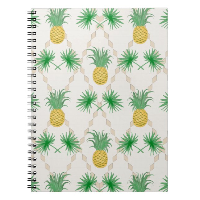 Retro, pineapple notebook (Front)