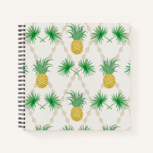 Retro, pineapple notebook