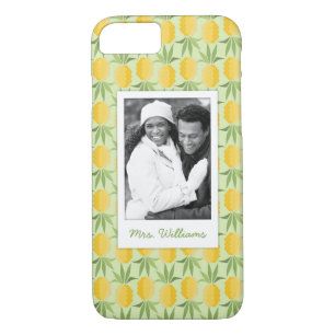 Retro Pineapples   Add Your Photo & Name Case-Mate iPhone Case