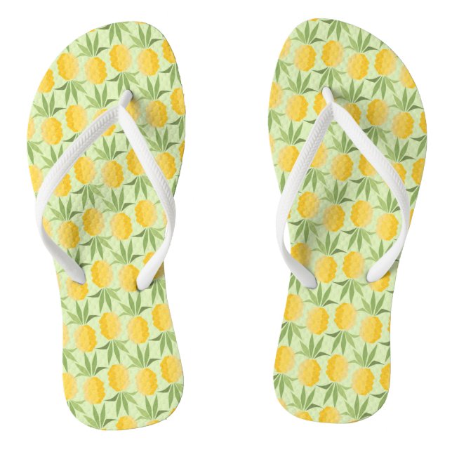 Retro Pineapples Jandals (Footbed)