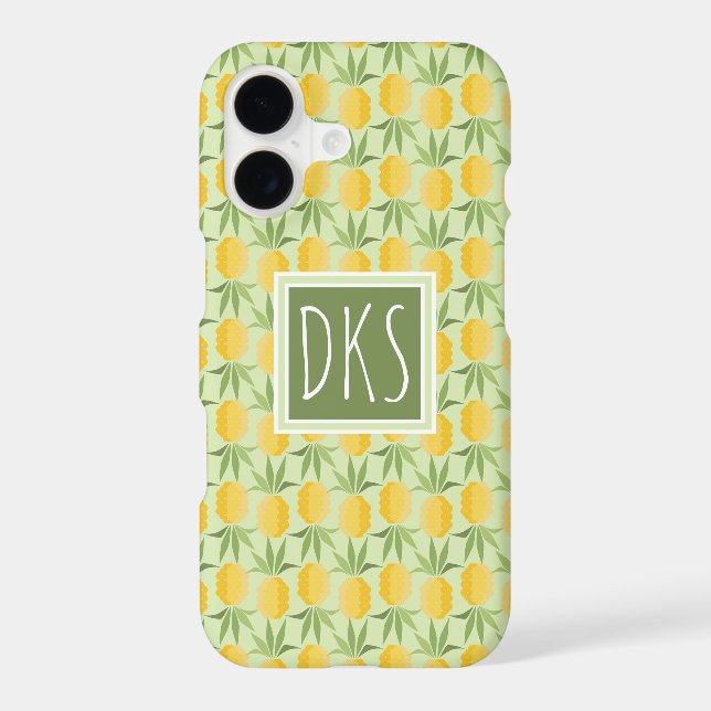 Retro Pineapples | Monogram (Back)