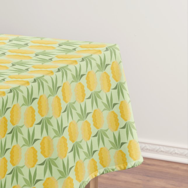 Retro Pineapples Tablecloth (In Situ)