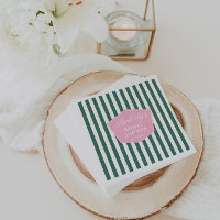 Retro Pink And Green Beverly Hills Bridal Shower
