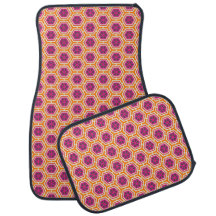 Retro Pink and Orange Modern Geometric Pattern