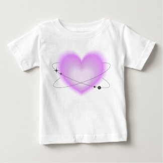 Retro Pink Atomic Heart Baby T-Shirt