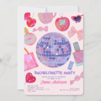 Retro Pink Disco yk2 aesthetic Bachelorette party