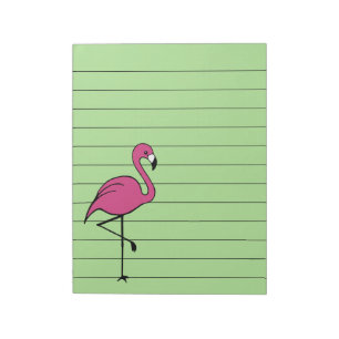 Retro Pink Flamingo To Do List Notepad Gift