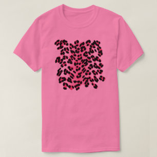 Retro Pink Leopard Print T-Shirt
