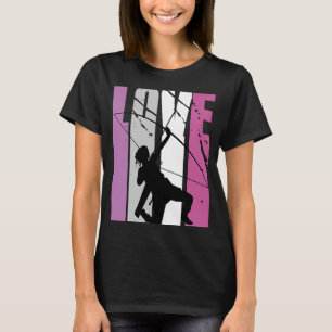 Retro Pink Live Love Archery Coach Womens Birthday T-Shirt