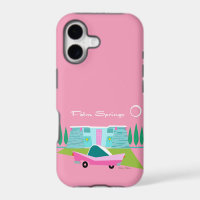 Retro Pink Palm Springs iPhone / iPad case