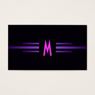 Retro Pink Purple Modern Monogram /House-of-Grosch