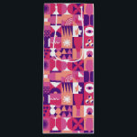 Retro Pink Purple Wine Bauhaus Pattern Gift Bag<br><div class="desc">Retro Pink Purple Wine Bauhaus Pattern Wine Gift Bag features a vintage wine pattern in pink, purple and white. Perfect for birthdays,  celebrations,  thank you gifts,  Mother's Day,  Christmas and holiday gift wrapping. Created by Evco Holidays www.zazzle.com/store/evcoholidays</div>