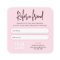 Retro Pink Refer a Friend Modern Logo Lash Salon