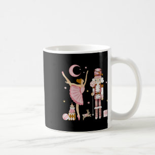 Retro Pink Sugar Plum Fairy Nutcracker Christmas C Coffee Mug