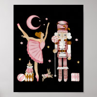 Retro Pink Sugar Plum Fairy Nutcracker Christmas C