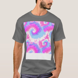 Retro Pink Tie Dyed T-Shirt