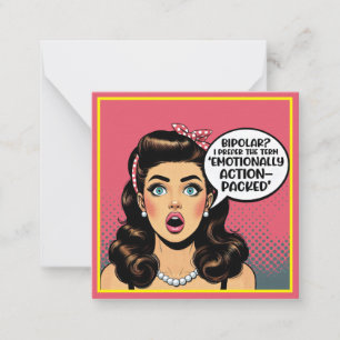 Retro Pinup_ Action Packed Card