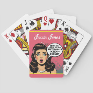 Retro Pinup_ Action Packed Playing Cards
