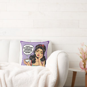 Retro Pinup_ Rise and Shine Cushion