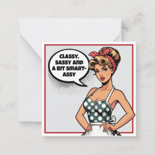 Retro Pinup_ Smart Assy Card