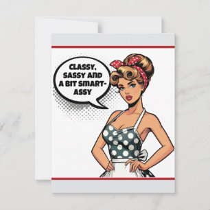 Retro Pinup_ Smart Assy RSVP Card