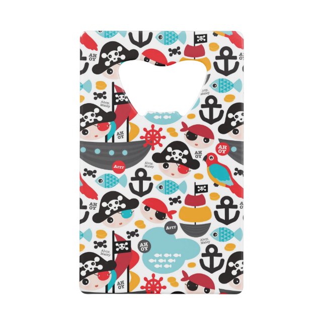 Retro pirates illustration sailing (Front)