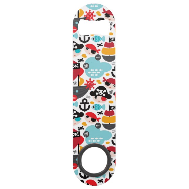 Retro pirates illustration sailing (Front)