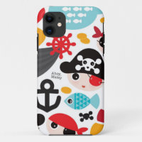 Retro pirates illustration sailing