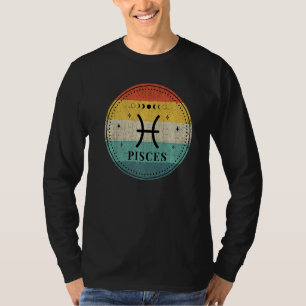 Retro Pisces Birthday Zodiac Sign Pisces T-Shirt