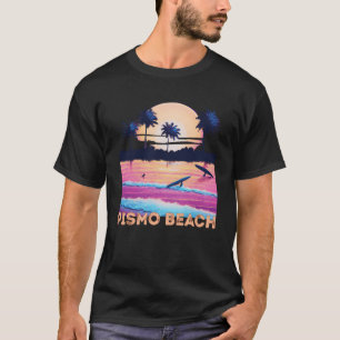Retro Pismo Beach California Souvenir Surf T-Shirt