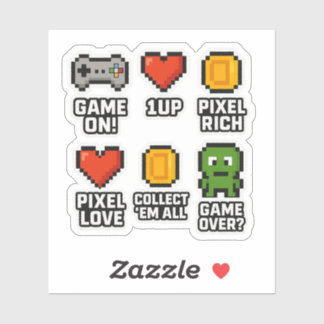 Retro Pixel Gamer T-Shirt | Fun 8-Bit Gaming Icons