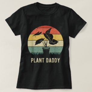 Retro Plant Daddy Funny Gardener Gift T-Shirt