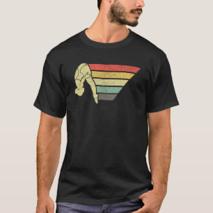Retro Platform Diver Vintage Springboard Diving T-Shirt