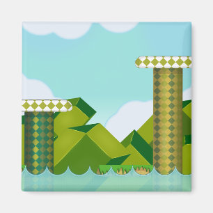 Retro Platform Game Magnet
