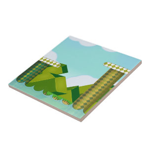 Retro Platform Game Tile