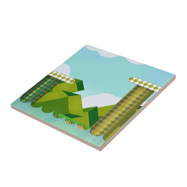 Retro Platform Game Tile (Side)