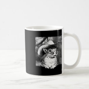 Retro P'nut The Squirrel Animal Lover Cute Cowboy  Coffee Mug