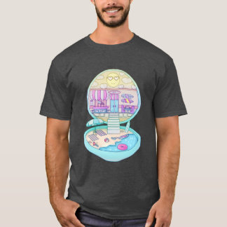 Retro Pocket Beach Diner House gift retro T-Shirt