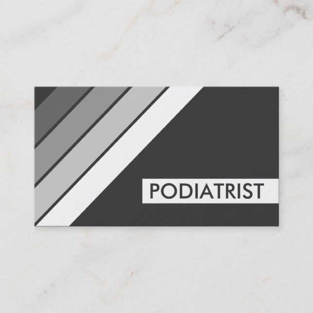 retro PODIATRIST Business Card (Front)
