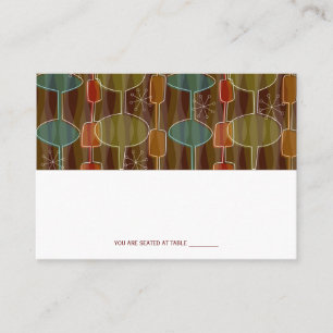 Retro Pods Place Cards