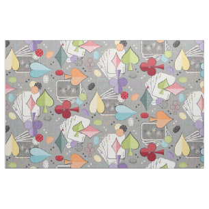 Retro Poker Fabric