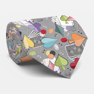 Retro Poker Tie