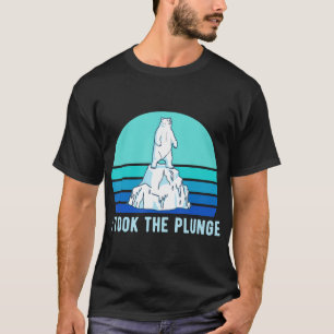 Retro Polar Plunge Vintage Polar Bear Funny Took P T-Shirt