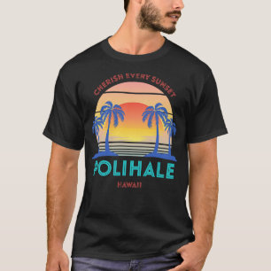 Retro Polihale Beach Cherish Every Sunset T-Shirt