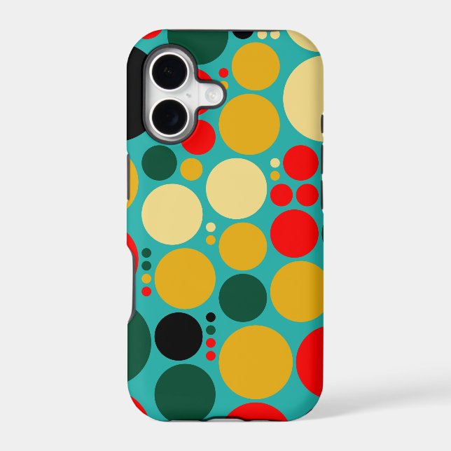Retro Polka Dot Mosaic Pattern #4 (Back)