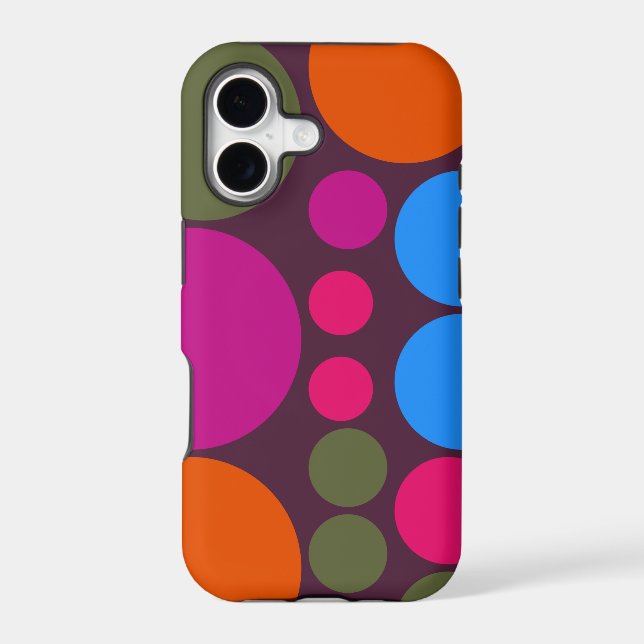 Retro Polka Dot Mosaic Pattern #5 (Back)